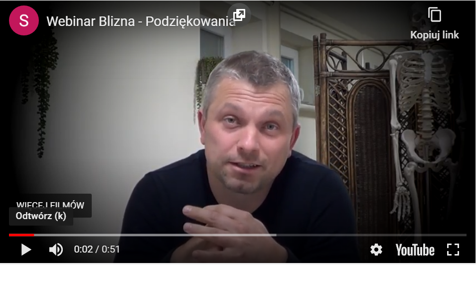 Webinar Blizna Podziękowania